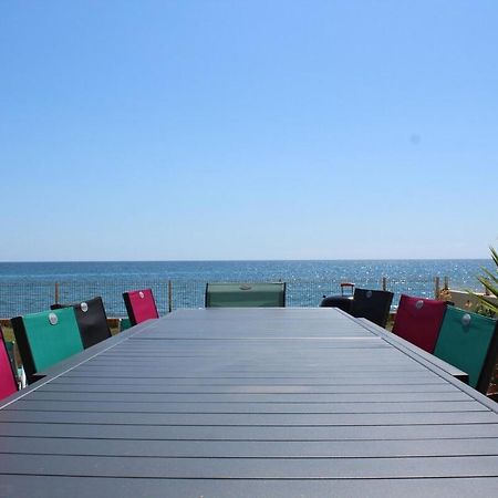 Bord de mer, pieds dans l'eau, vue panoramique Villa San-Nicolao Luaran gambar