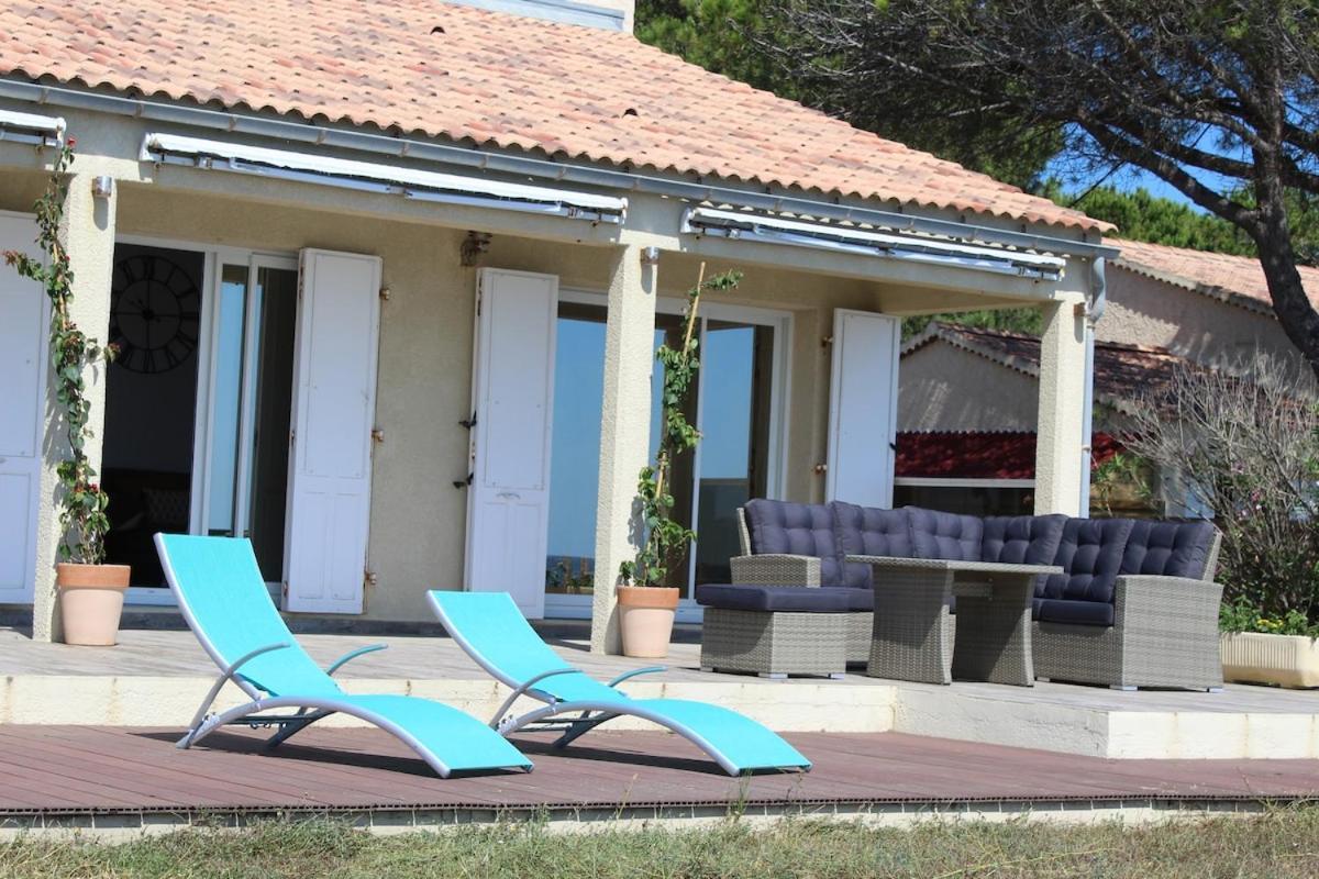 Bord de mer, pieds dans l'eau, vue panoramique Villa San-Nicolao Luaran gambar