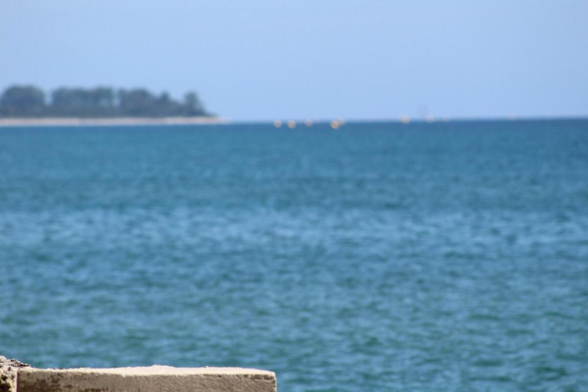 Bord de mer, pieds dans l'eau, vue panoramique Villa San-Nicolao Luaran gambar